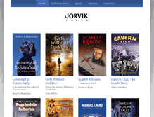 Tablet Screenshot of jorvikpress.com